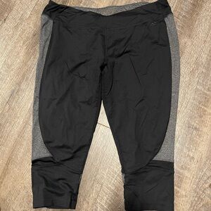 Black and Gray Athletic Leggings